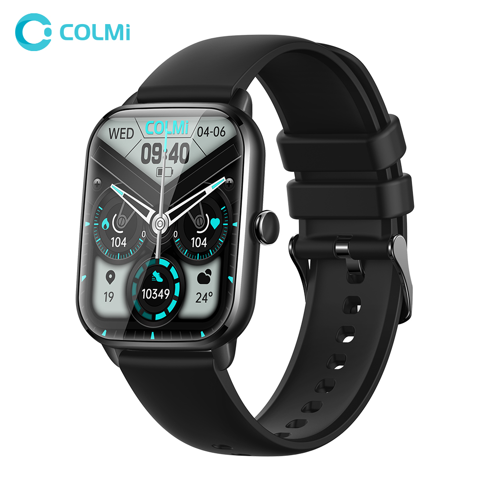 COLMI C61 Smartwatch 1.9 inch Skrine e Tletseng E Bitsa Feshene Strap 100+ Sport Models Smart Watch For Men Women