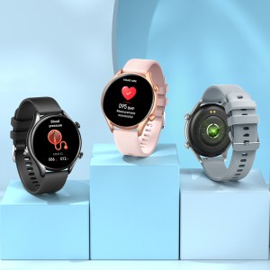 ລາຄາລຸ່ມສຸດ China 2022 Hot Sale 1.4 Inch TFT Color Screen 240*240 Fitness Tracker Blood Pressure Women i20 Smart Watch