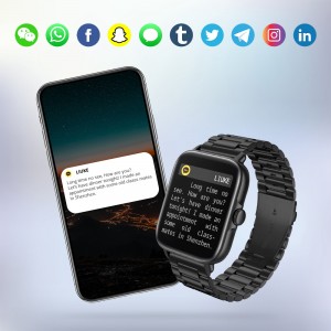 COLMI P28 Plus Chip App Unisex Smart Watch Scáileán Mór Fir Mná Dial Call Faisean Smartwatch