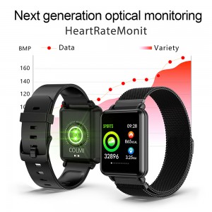 TIR COLMI 1 Sgrin Lawn Touch Smart Watch Chwaraeon Cwsg Monitor Dyfais Gift Smartwatch
