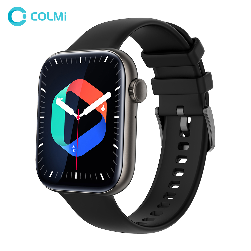 COLMI P45 Smartwatch 1.81 ″ Экрани HD Bluetooth бо занги IP67 Watch Smart Watch ба обногузар тасвири тавсифшуда