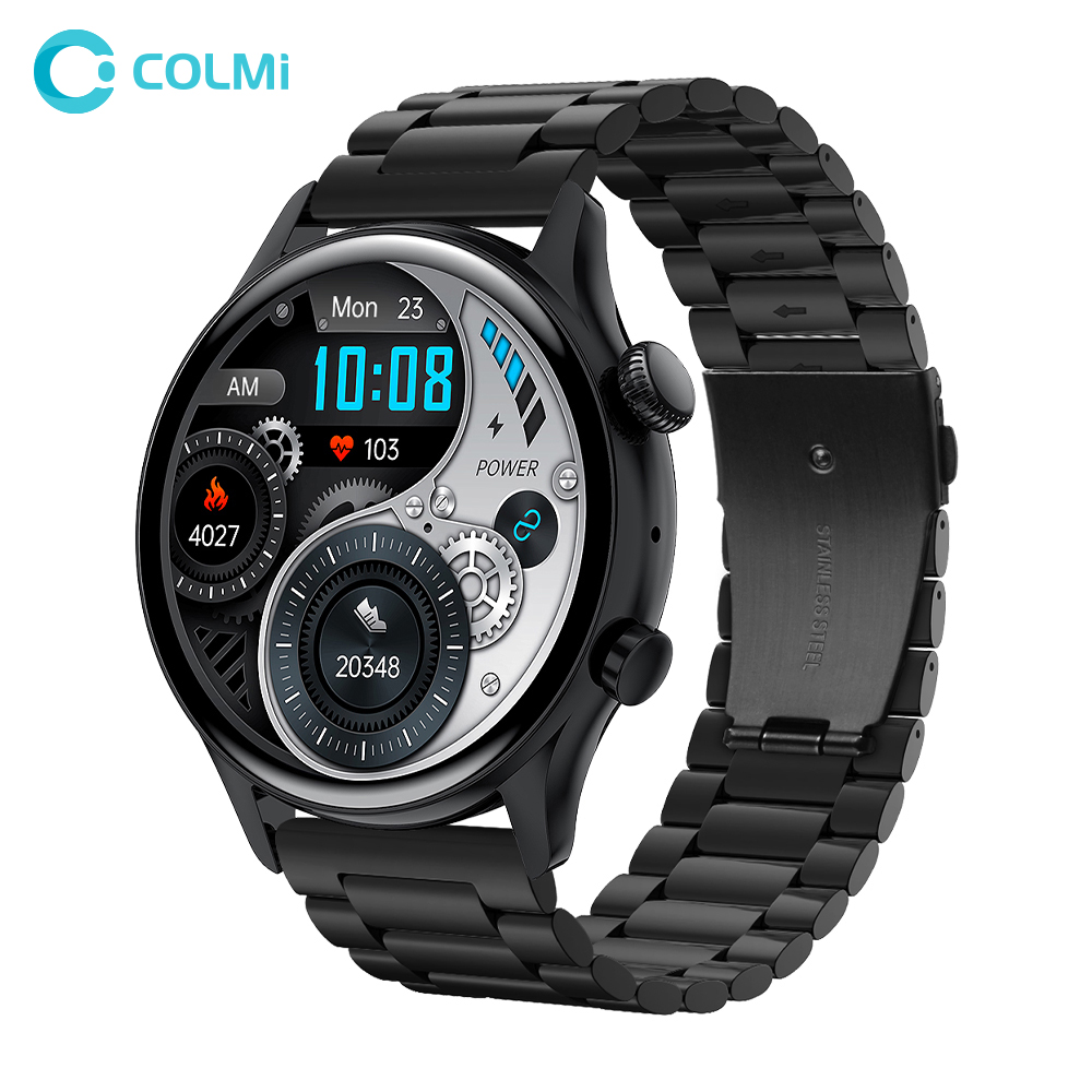 Taic sgrion COLMI i30 Smartwatch 1.3 òirleach AMOLED 360 × 360 an-còmhnaidh air a thaisbeanadh Ìomhaigh le Freiceadan Smart