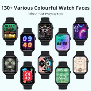COLMI C80 Smartwatch 1.78 ″ AMOLED ekrany Elmydama ekranda 100+ Sport rejesi akylly sagat