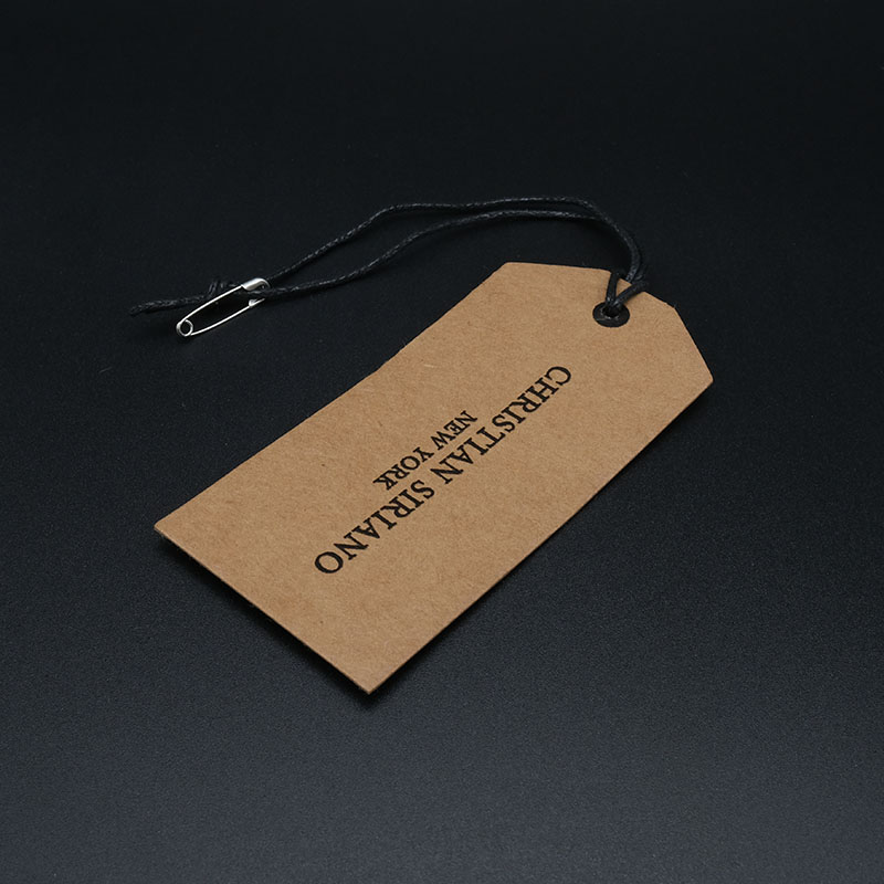 Custom Printed Garment Product Paper Hangtags For Clothing Brand Tags