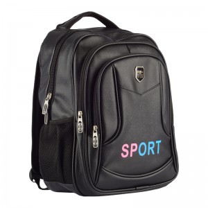 Artificial leather large capacity computer backpack