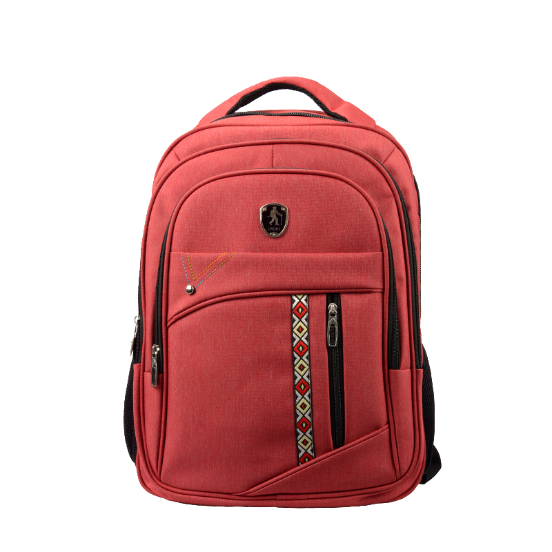 Men’s polyester cloth multi-compartment business travel backpack Featured Image