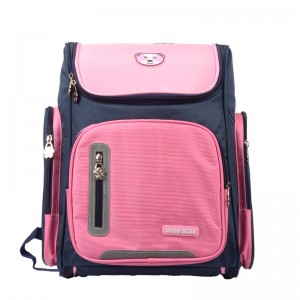 Wide and thick shoulder straps multi-compartment polyester cloth b