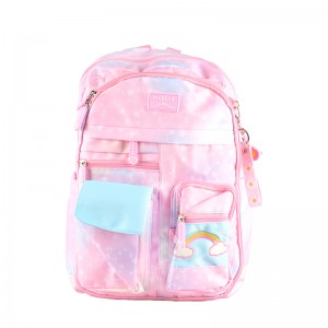 Pink new large backpack for middle and high school girls