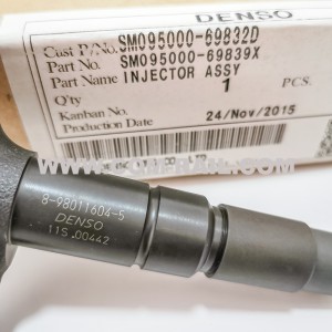 Originalni injektor goriva 095000-6985 8-98011604-5/8-97311372-# za ISUZU DMAX