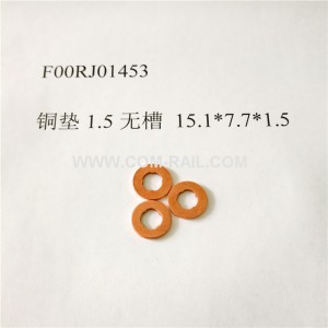 Common rail injector copper F00RJ01086 at injector washer F00RJ01453 para sa BOSCH injector
