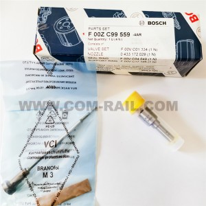 kit perbaikan injector suluh aslina F00ZC99559 pikeun 0445110310
