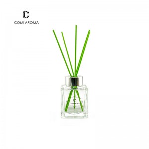 150ml Square Shape Diffuser Aroma Glass Bottle for Home Decoration with screw cap