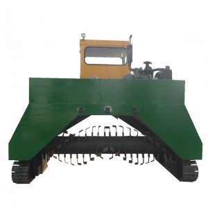TAGRM compost windrow turner for livestock elephant manure waste in zoo