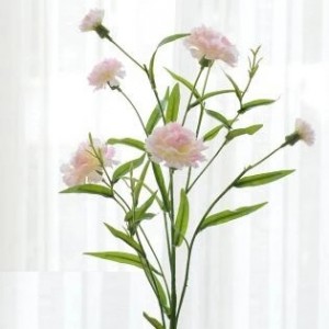 artificial carnations silk flower carnation mother’s gift home decorations Happy mother’s day living room shelf