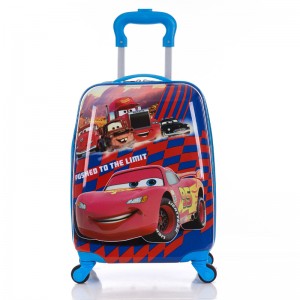 New Style School Bag Cartoon Trolley Kids Travel Luggage