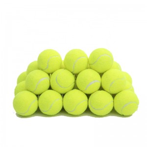 Factory Wholesale tennis balls outdoor tennis balls professional natural rubber felt material cricket ball tennis