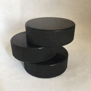 High Quality Logo Printing Rubber Ice Hockey Pucks For Sport Events