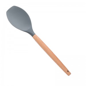 Wooden handle silicone kitchenware 11-piece set 9-piece kitchen tool shovel spoon set Kitchen supplies procurement agent