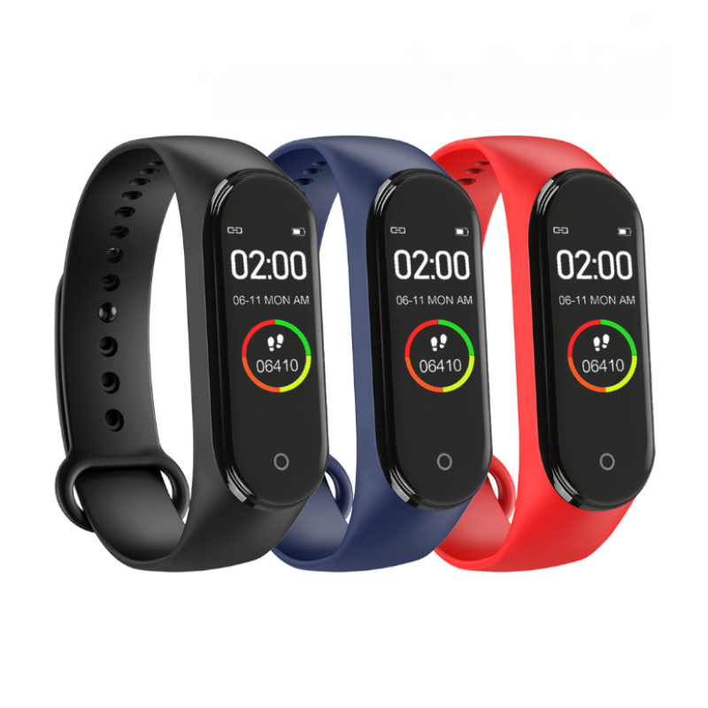 smart watch waterproof latest sport fitness bracelet wristband slim electronic men smart watch M4