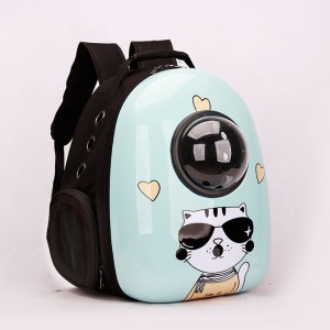 Pet space backpack go out portable pet bag breathable cat bag dog backpack pet supplies yiwu pet products market agency