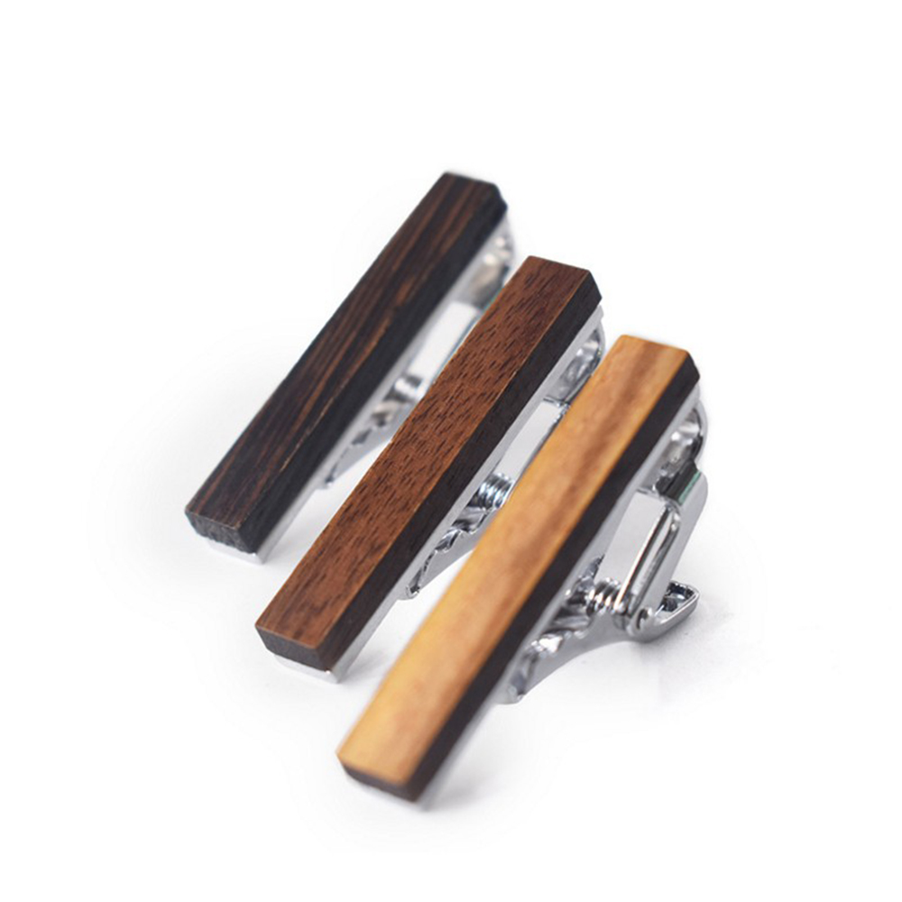 Wholesale High Quality Fashion Men’s Wood Tie Clip Featured Image