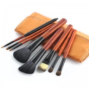 Factory High Quality professional synthetic hair foundation powder blush cosmetic Private label 8pcs makeup brush set