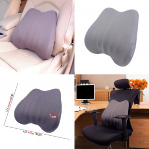 Custom memory foam lumbar back support seat cushion car seat relief back cushion