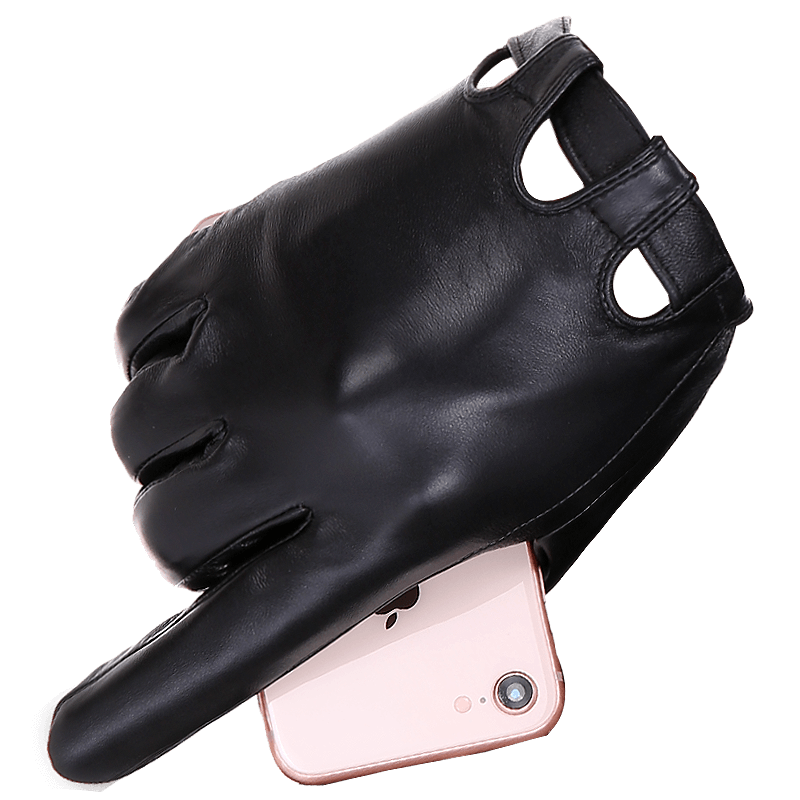 Batch Discovery of Sheepskin Men’s Winter Thin Warm Locomotive Riding Wind-proof Gloves Featured Image