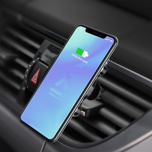 Patent Car Wireless Charger 360 adjustable Magnetic Car Phone Holder for iPhone X Samsung