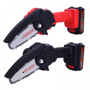24V Mini Electric Saw Chainsaw For Woodworking Garden Logging Tools 550W Electric Brush-less Chain Power Saw