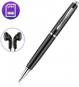 Noise Reduction Sound Recording 16GB Pen drive Voice Recorder Pen with MP3 Playback
