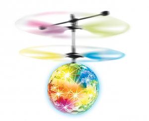 High-quality electric induction flying ball toy with light and music