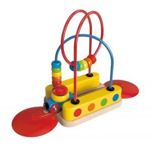 Spring-a-Ling Popular Happy Kid Intelligent game Educational Wooden Learning Maze Toys For Children