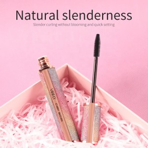 Hot Selling Organic 4D Silk Fiber Curling Eyelash Extension Thick Waterproof Lengthening Mascara Cosmetics