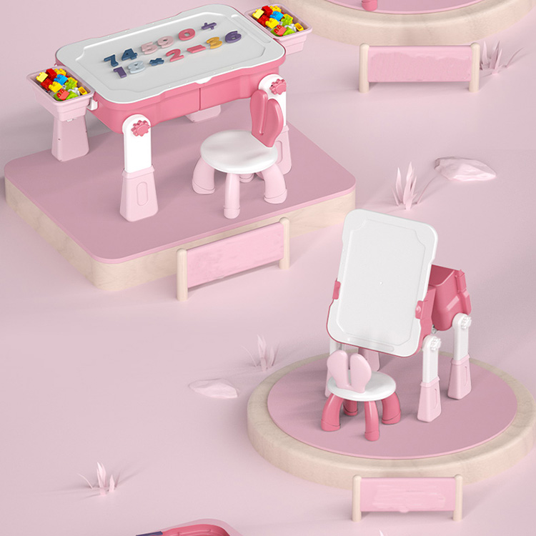 Large-particle children’s building table, baby assembling toys, educational multi-functional intelligence gifts wholesale-Yiwu Toys Purchasing Agent Featured Image