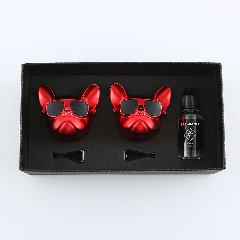 Dog Head Interior Air Outlet Perfume Bully Aromatherapy Car Aromatherapy Professional Car Accessories Purchasing Agent Yiwu Market In Yiwu