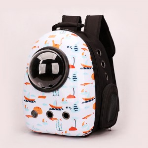 Pet space backpack go out portable pet bag breathable cat bag dog backpack pet supplies yiwu pet products market agency