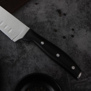 Professional chef Knife with black ABS handle kitchen knife set