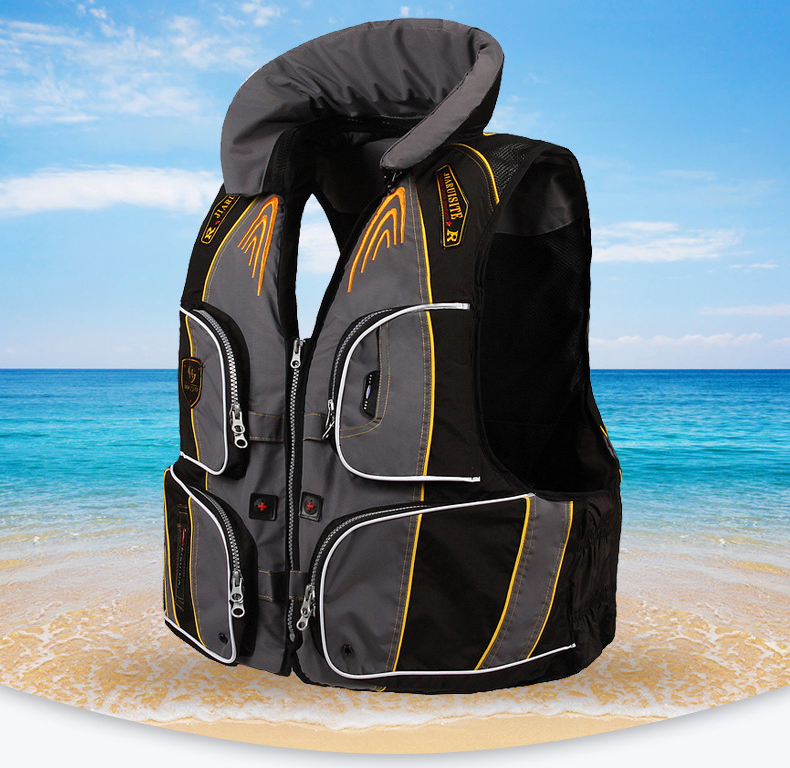 Surfing boating sea fishing life jackets wading sports portable swimming fishing inflatable life jackets Featured Image
