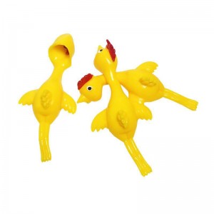 Stretchy TPR Toys Flying Sticky toys Non-toxic Novelty Screaming Chicken Hand Finger Toys