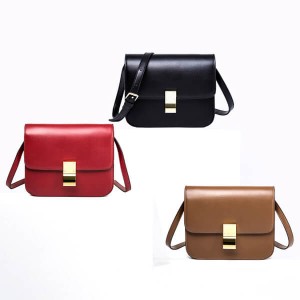 Women fashion Pu leather crossbody messenger bags female shoulder satchel