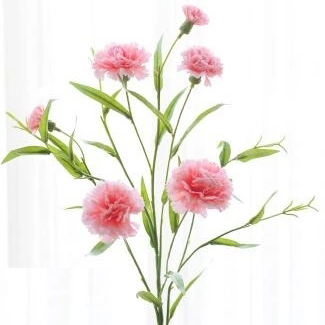 artificial carnations silk flower carnation mother’s gift home decorations Happy mother’s day living room shelf