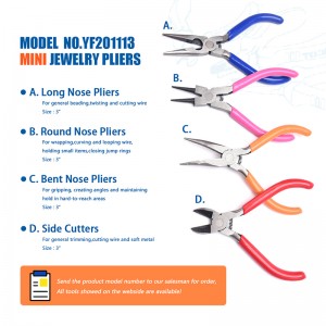 High quality stainless steel multifunctional pliers hand tools mini jewelry pliers 1 buyer