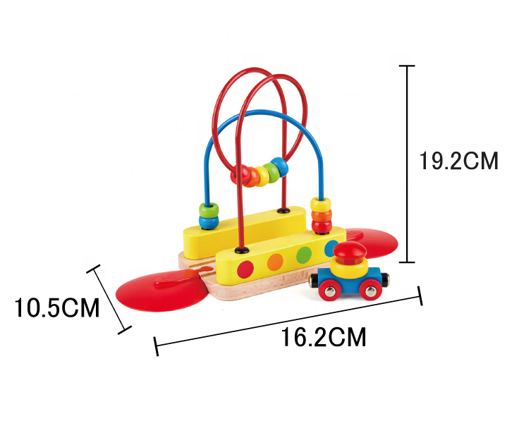 Spring-a-Ling Popular Happy Kid Intelligent game Educational Wooden Learning Maze Toys For Children