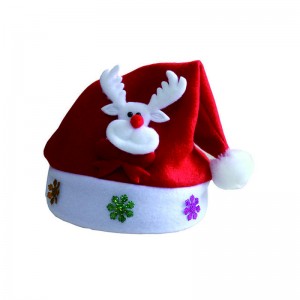 Customized Logo Promotional Christmas hat printing Christmas gifts/ cheap Christmas products