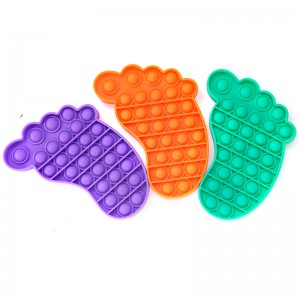 Amazon Hot Sale Silicone Anxiety Relief Stress Reliever Autism Sensory Toy Push Pop Bubble Toys for Adult Kids Push Pop Bubble Fidget Sensory Toy Autism Special Needs Stress Reliever Toys Adult Kid Funny Toys Anti-stress Pop It Fidget