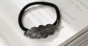 Hot Sale Fashion Jewelry Wholesale Popular Simple and lovely alloy leaves Hair Accessories Hair Rope