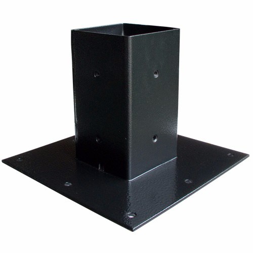 ການອອກແບບທີ່ກໍາຫນົດເອງ Square Stamping Welding Base ສະຫນັບສະຫນູນ pedestal ໂລຫະ