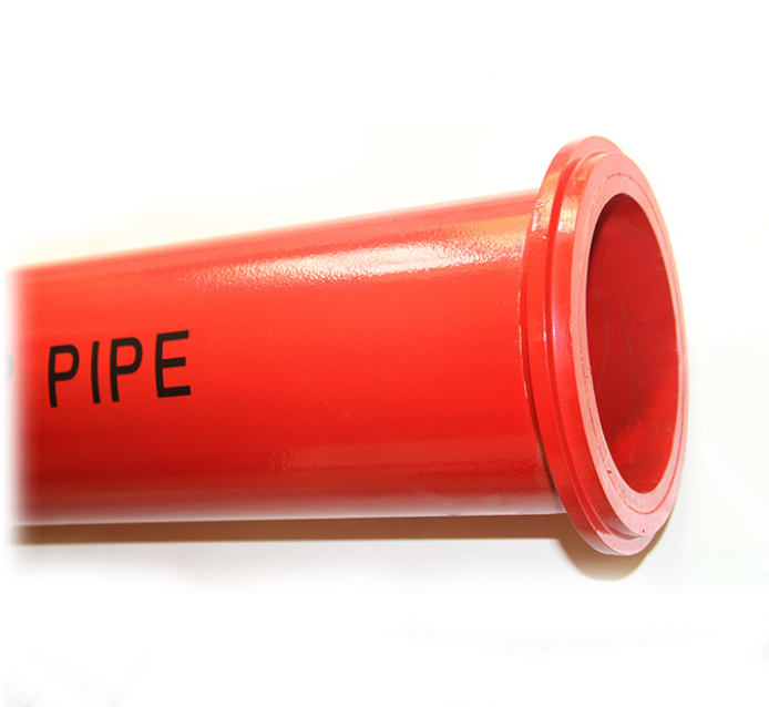 Betonpomp St52 Seamless Delivery Pipe mei Dn125 5" Sk/Zx/FM/HD Collar Featured Image