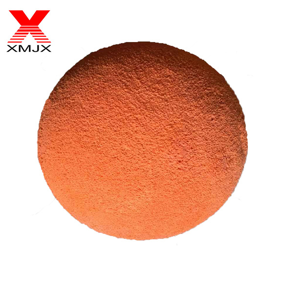 Мяккі пенапластавы мяч 175 мм, які выкарыстоўваецца для вытворчасці бетонапомпаў